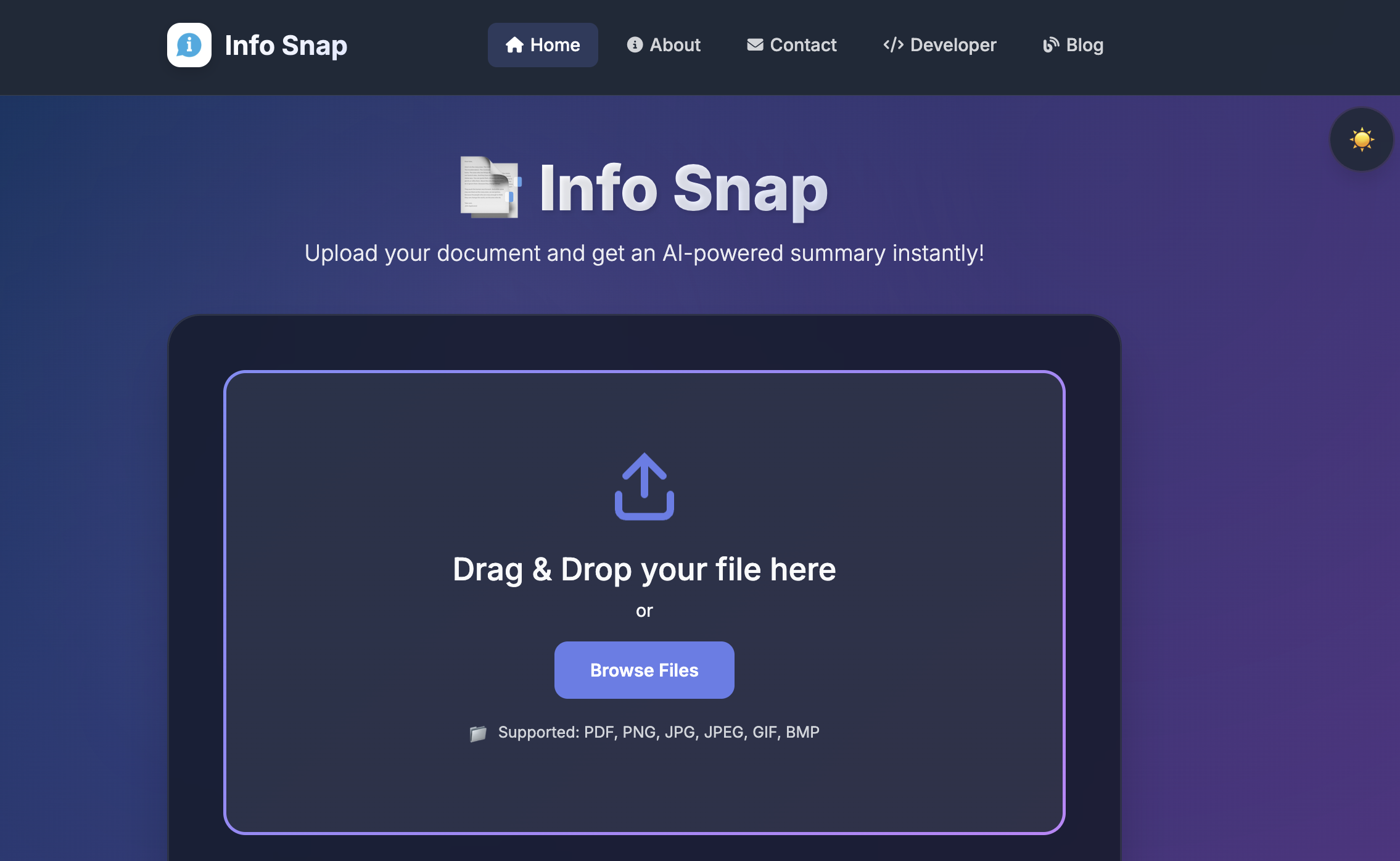 InfoSnap